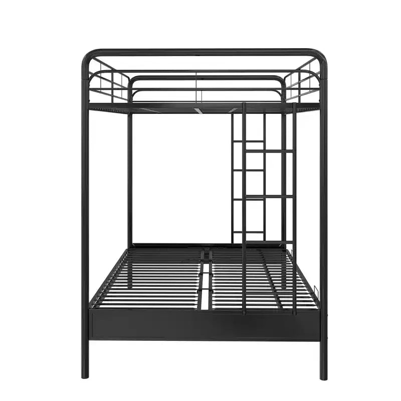 Twin Over Futon Metal Bunk Bed