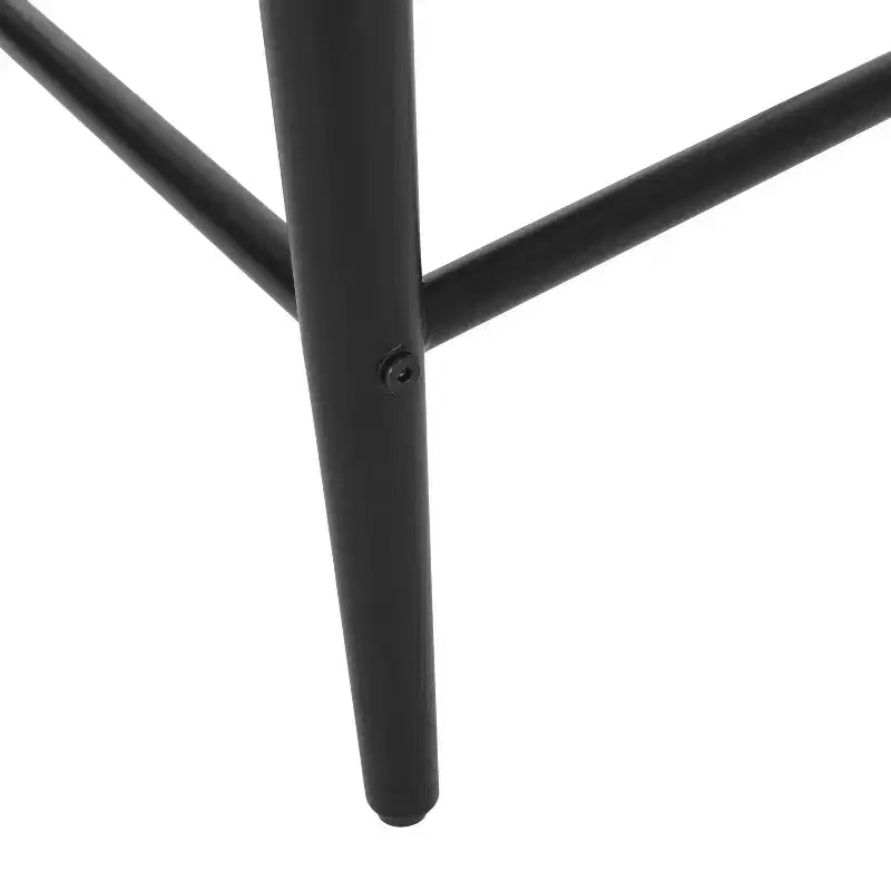 Modern Fabric Upholstered Iron 25-Inch Counter Stool