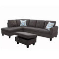 Luxurious Chenille Velvet Sofa with Dual Spring Comfort