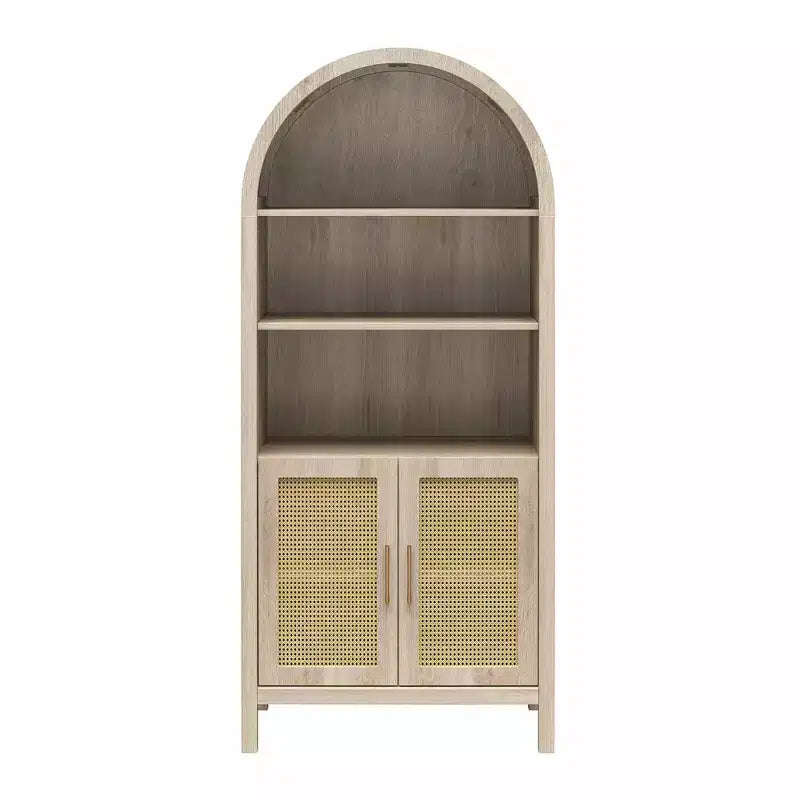 Modern 70" Arched Storage Cabinet With 2 Doors