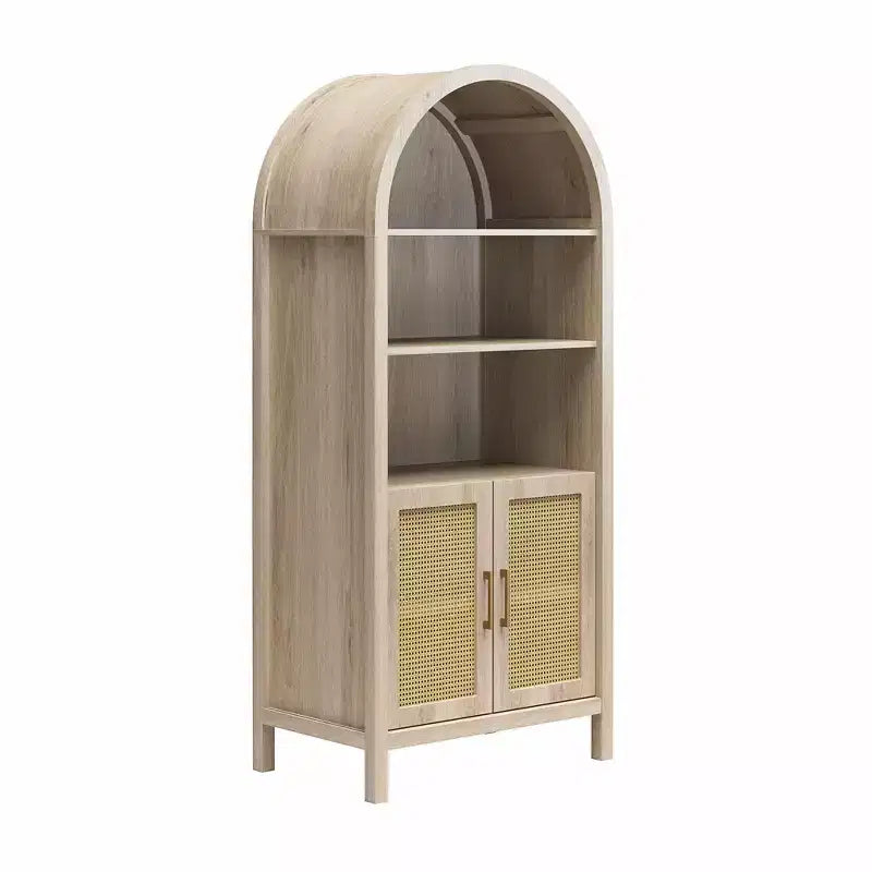 Modern 70" Arched Storage Cabinet With 2 Doors