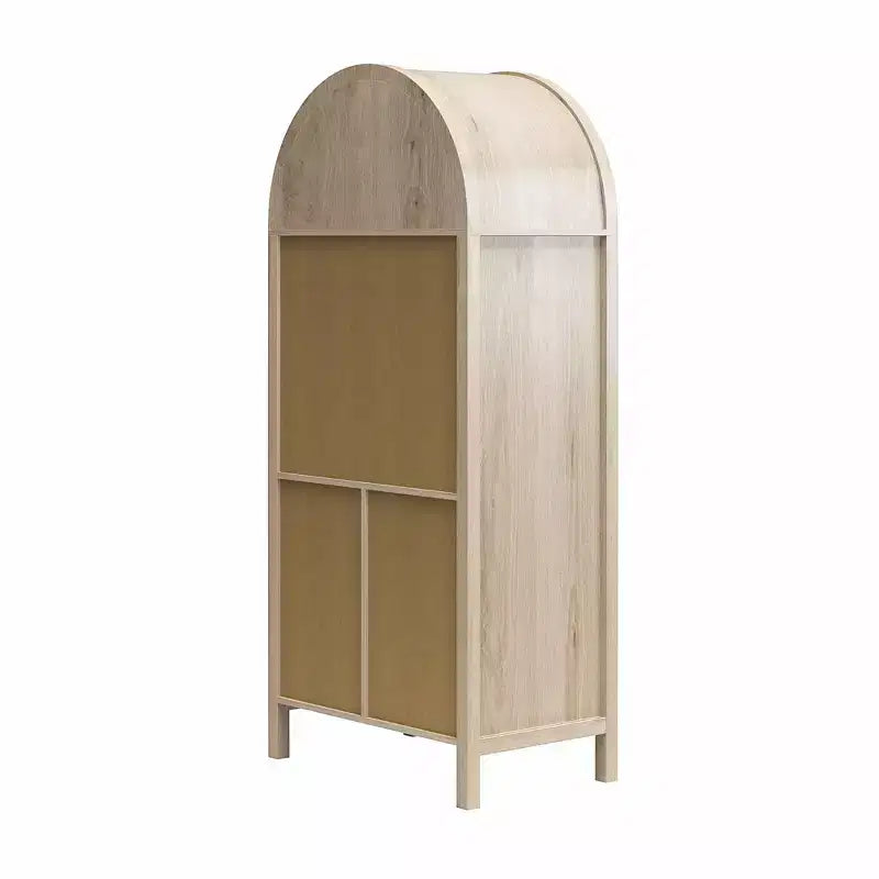 Modern 70" Arched Storage Cabinet With 2 Doors