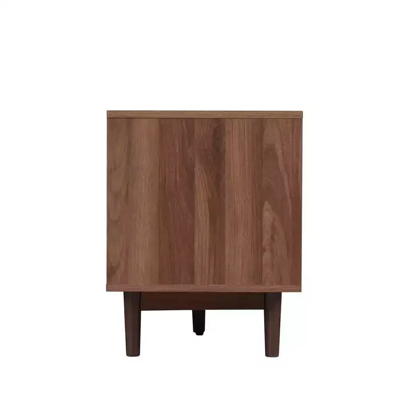 TV Stand for TVs up to 85", Farmhouse TV Console with Drawers, Brown