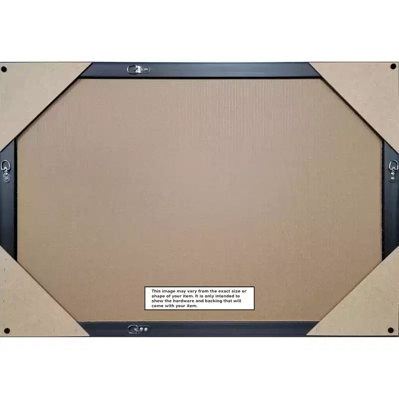 Non-Beveled Framed Bathroom Vanity Wall Mirror