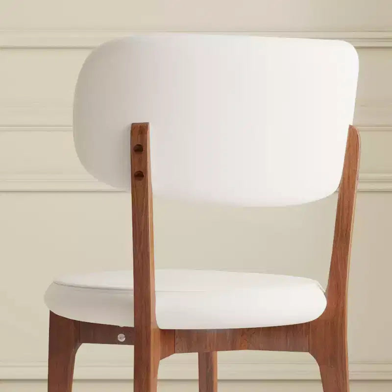 Armless PU Leather Upholstered Dining Chairs for Kitchen & Dining Room