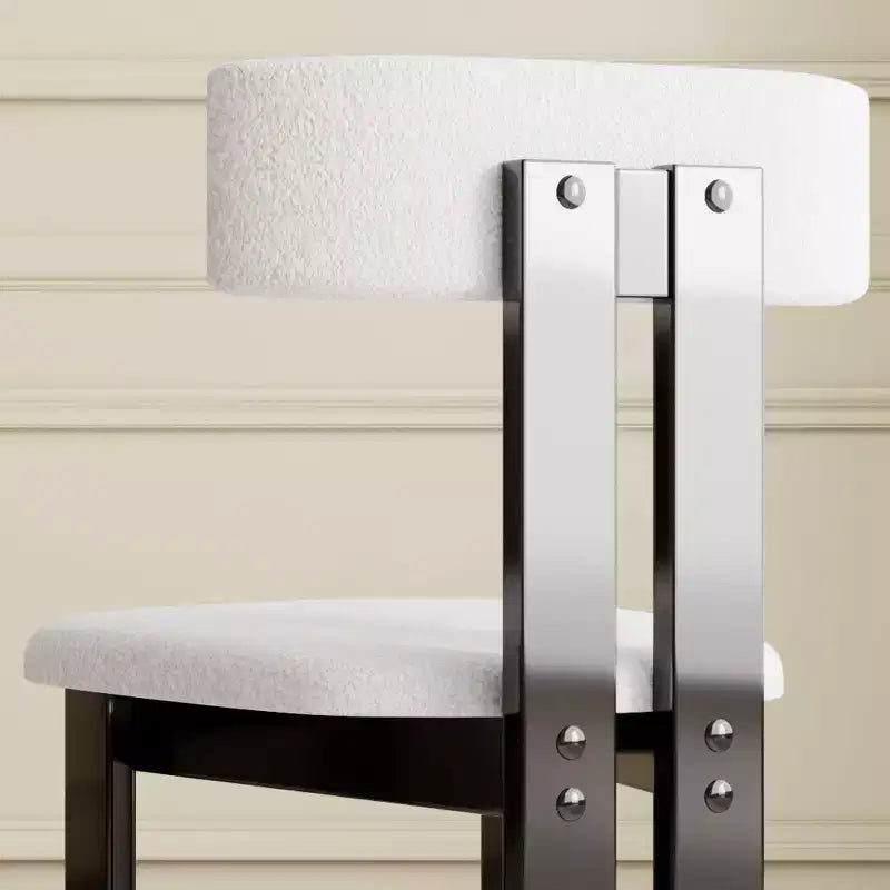 Armless PU Leather Upholstered Dining Chairs for Kitchen & Dining Room