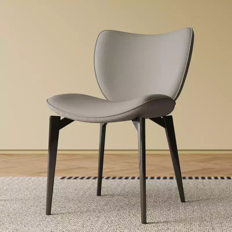 Armless PU Leather Upholstered Dining Chairs for Kitchen & Dining Room