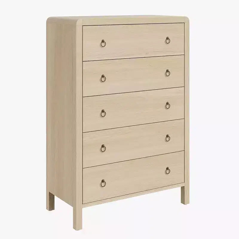Dresser for Bedroom, Mid-Century Modern Wood Dresser, Storage Organizer Cabinet for Living Room, Hallway, Entryway