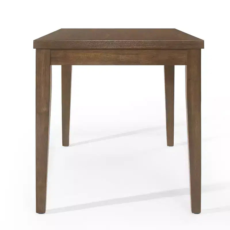 59.1" Vintage Counter Height Dining Table with Wooden Legs, Thick Tabletop for Living Room or Dining Room