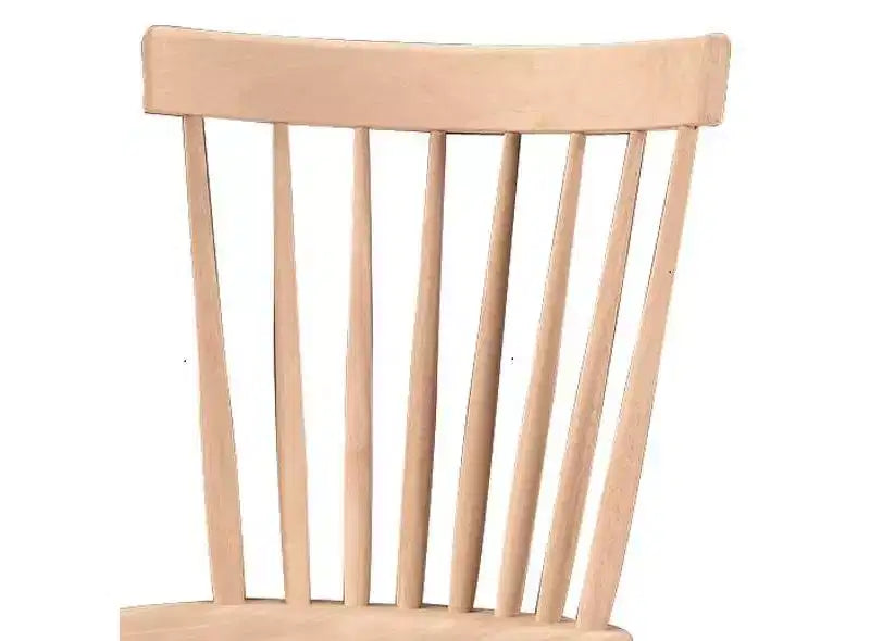 Copenhagen Chair Unfinished - Solid Wood, Parawood, Armless