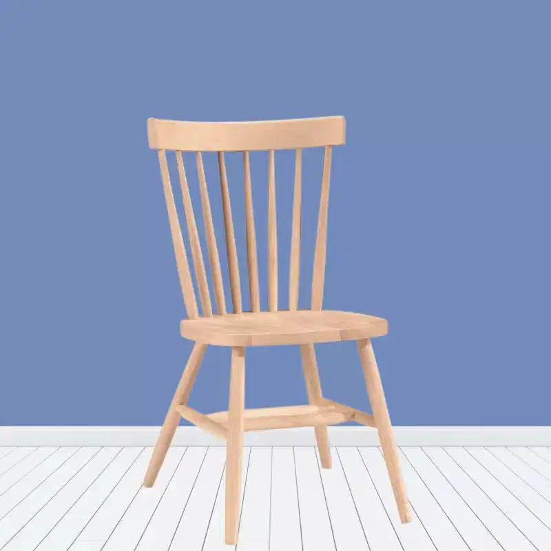 Copenhagen Chair Unfinished - Solid Wood, Parawood, Armless