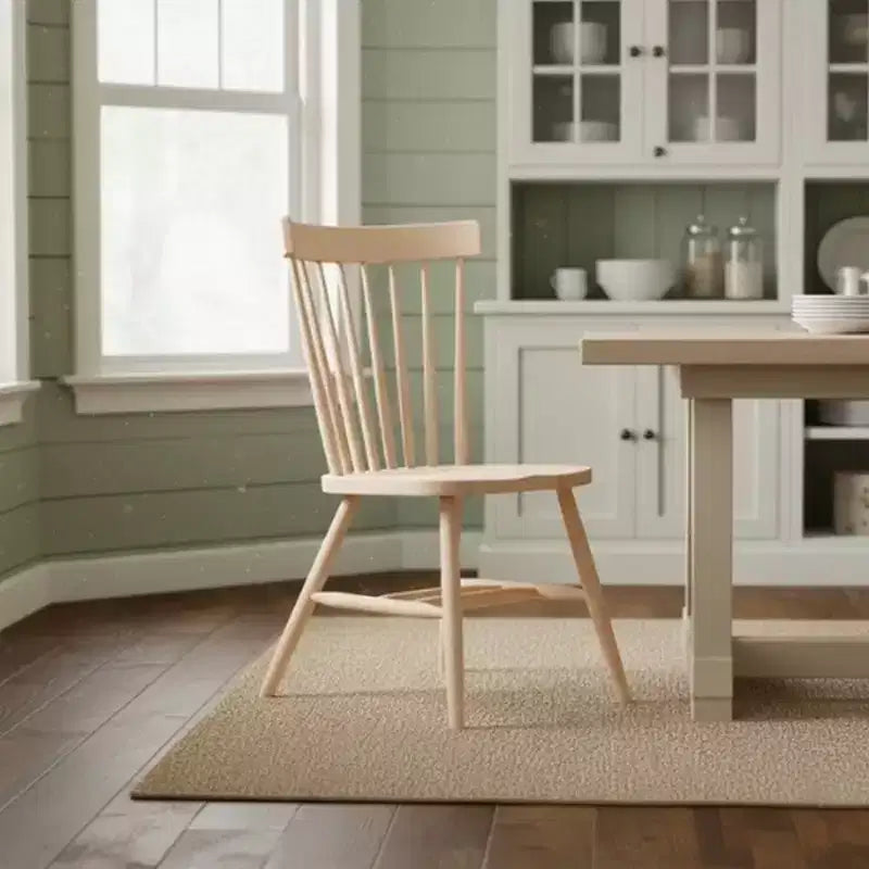 Copenhagen Chair Unfinished - Solid Wood, Parawood, Armless