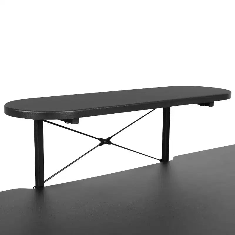 Gaming Desk with Laminate Top and Steel Frame - Detachable Cupholder, Headphone Hook & Smartphone/Monitor Stand