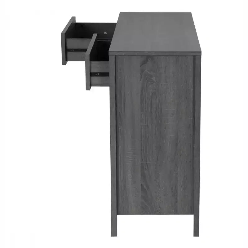 47" Sideboard Storage Cabinet, Dining Server Cupboard Buffet Table with Two Cabinets and Drawers
