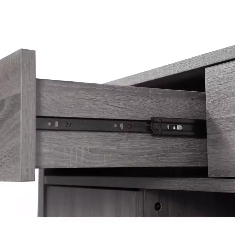 47" Sideboard Storage Cabinet, Dining Server Cupboard Buffet Table with Two Cabinets and Drawers