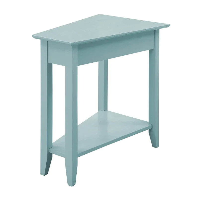 Table d'appoint d'angle American Heritage avec étagère de Convenience Concepts